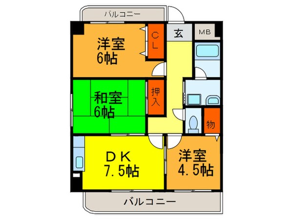 ベルヴェデーレの物件間取画像